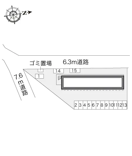 ★手数料０円★狭山市入間川４丁目　月極駐車場（LP）